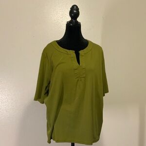 Olive Green Women's Top